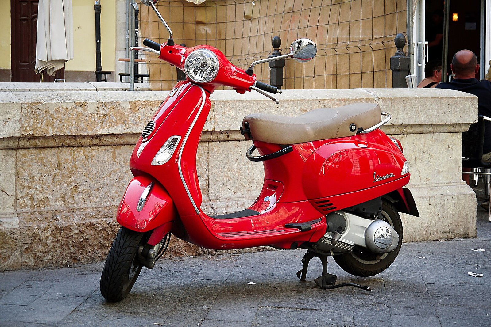 Scooter in de stad